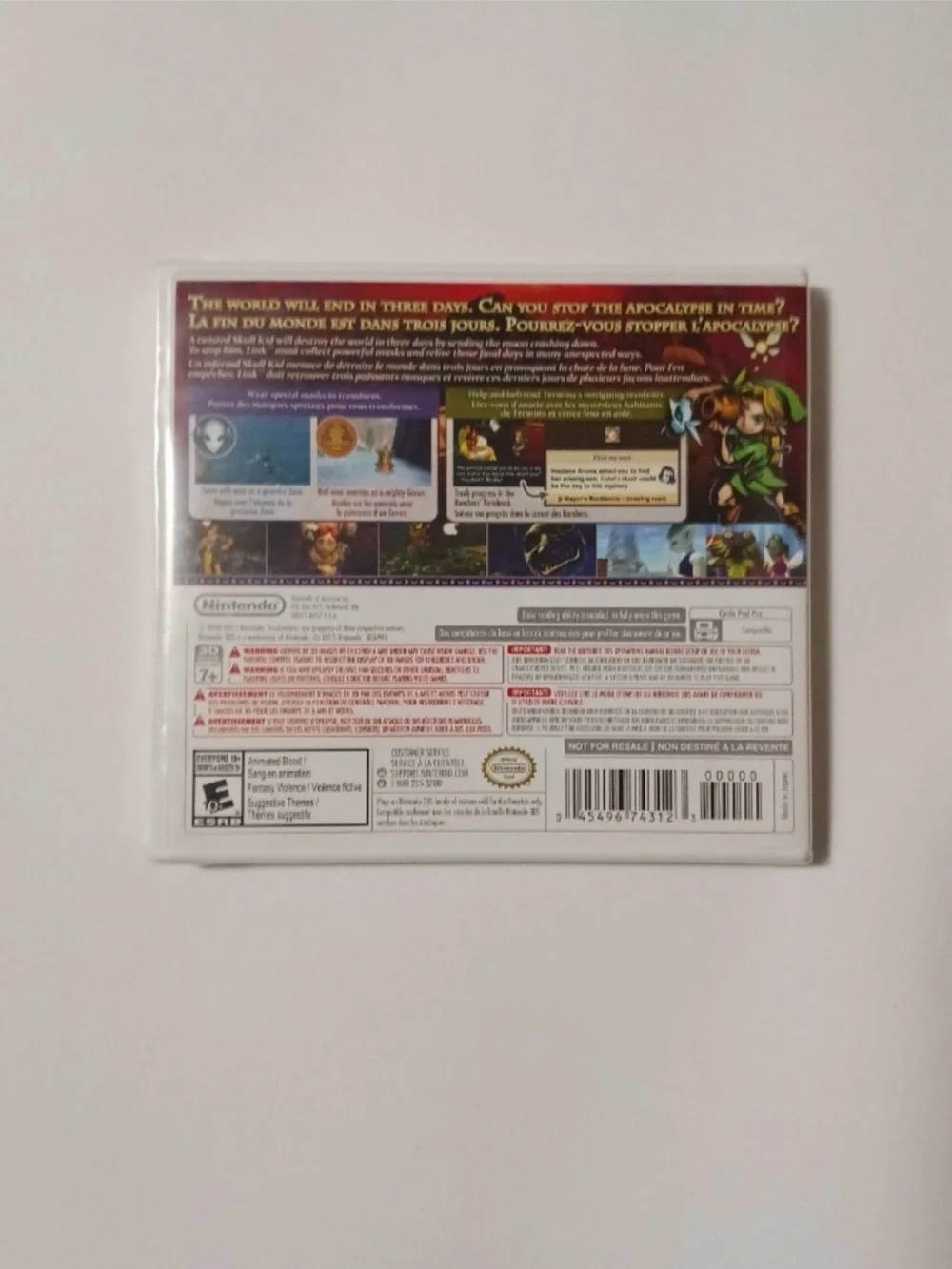 Nintendo The Legend of Zelda: Majora's Mask 3D - Purple Game